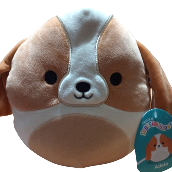 NWT 7" Adela the Basset Hound Original Squishmallow from the dog squad. - Picture 1 of 7